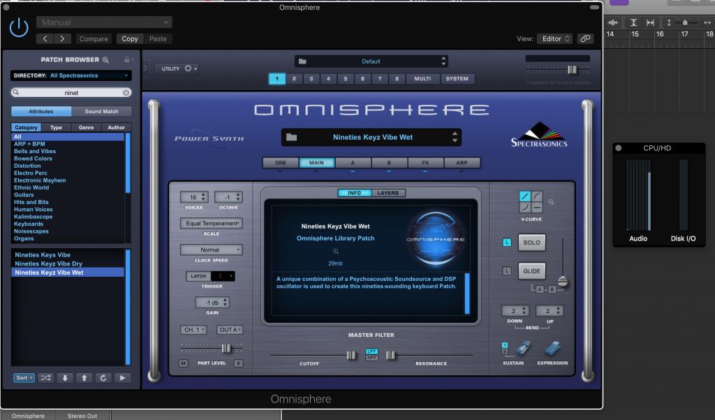 Make Omnisphere 2 Use Less Cpu